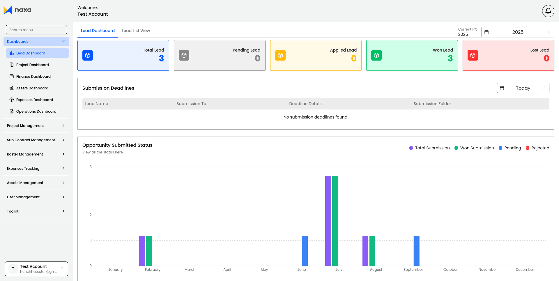 Project Information Management System - Project Screenshot